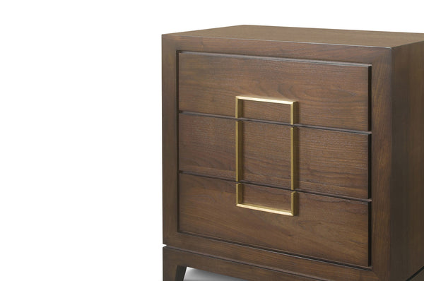 Lucca 3 Drawer Chest in Walnut - Berkeley Designs