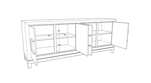 Lucca Sideboard - Berkeley Designs