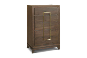 Lucca Tall Chest in Walnut - Berkeley Designs