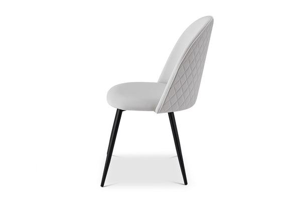 Soho Dining Chair in Light Grey - Berkeley Designs