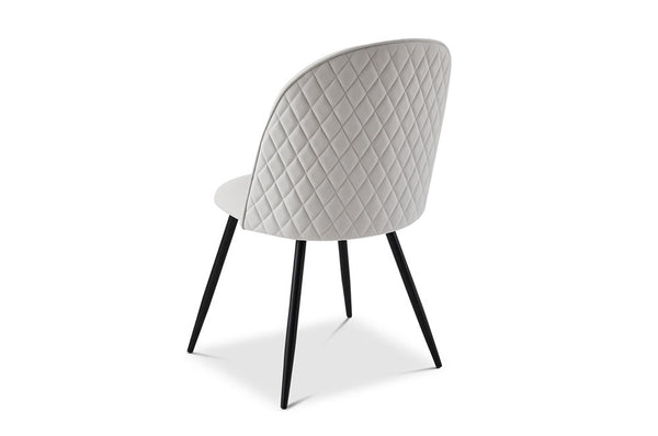 Soho Dining Chair in Light Grey - Berkeley Designs