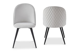 Soho Dining Chair in Light Grey - Berkeley Designs