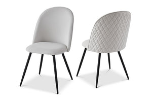 Soho Dining Chair in Light Grey - Berkeley Designs