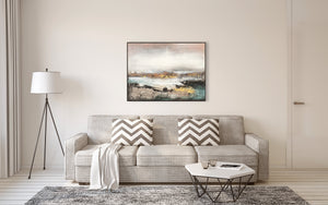 Oil on Canvas 05 Framed Abstract Painting 90 x 120cm - Berkeley Designs