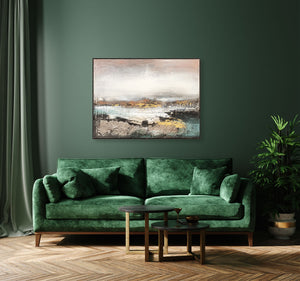 Oil on Canvas 05 Framed Abstract Painting 90 x 120cm - Berkeley Designs