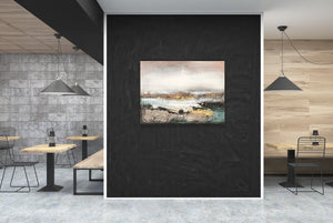 Oil on Canvas 05 Framed Abstract Painting 90 x 120cm - Berkeley Designs