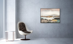 Oil on Canvas 05 Framed Abstract Painting 90 x 120cm - Berkeley Designs