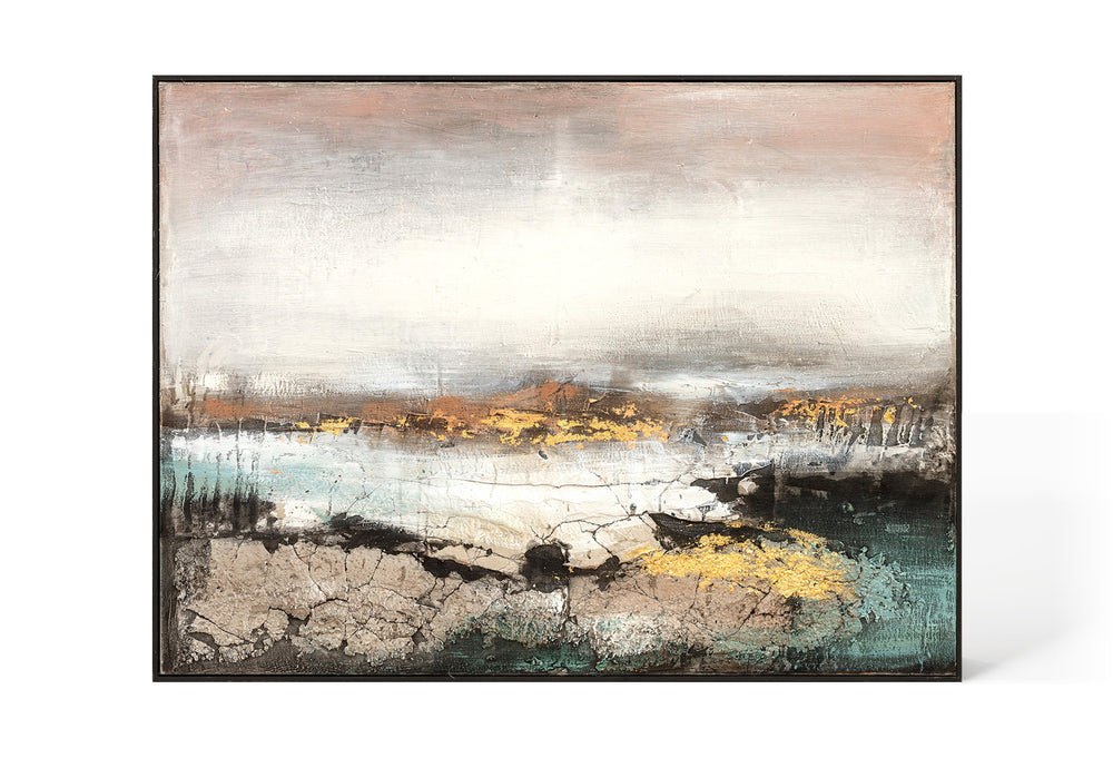 Oil on Canvas 05 Framed Abstract Painting 90 x 120cm - Berkeley Designs