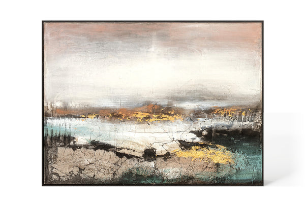 Oil on Canvas 05 Framed Abstract Painting 90 x 120cm - Berkeley Designs