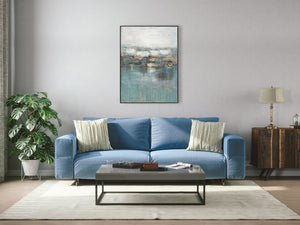 Oil on Canvas 06 Framed Abstract Painting 90 x 120cm - Berkeley Designs