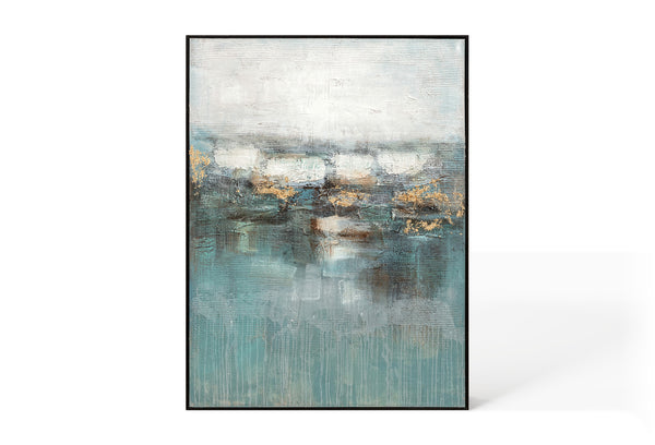 Oil on Canvas 06 Framed Abstract Painting 90 x 120cm - Berkeley Designs