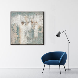 Oil on Canvas 08 Framed Abstract Painting 100 x 100cm - Berkeley Designs
