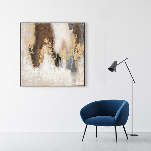 Oil on Canvas 09 Framed Abstract Painting 100 x 100cm - Berkeley Designs