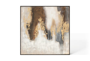 Oil on Canvas 09 Framed Abstract Painting 100 x 100cm - Berkeley Designs