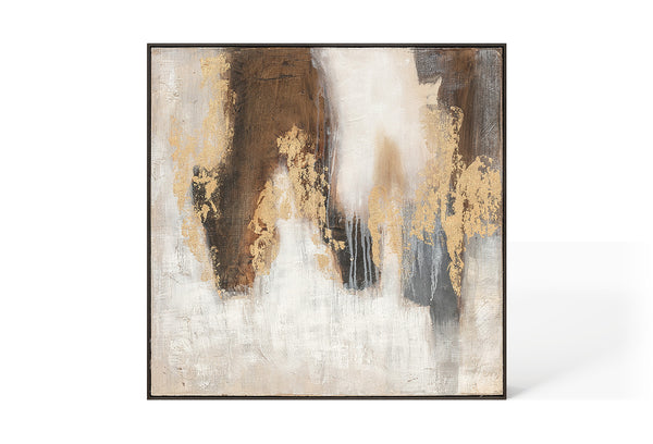 Oil on Canvas 09 Framed Abstract Painting 100 x 100cm - Berkeley Designs
