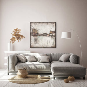 Oil on Canvas 10 Framed Abstract Painting 100 x 100cm - Berkeley Designs