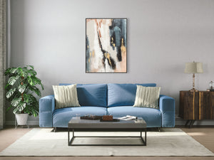 Oil on Canvas 11 Framed Abstract Painting 90 x 120cm - Berkeley Designs