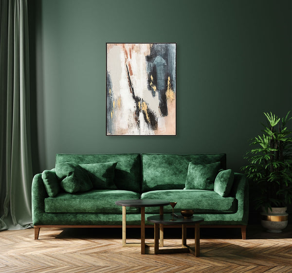 Oil on Canvas 11 Framed Abstract Painting 90 x 120cm - Berkeley Designs