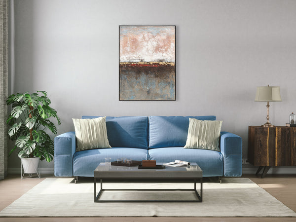 Oil on Canvas 13 Framed Abstract Painting 90 x 120cm - Berkeley Designs