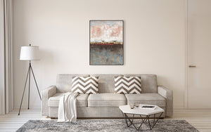 Oil on Canvas 13 Framed Abstract Painting 90 x 120cm - Berkeley Designs