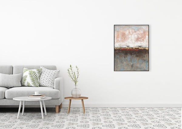 Oil on Canvas 13 Framed Abstract Painting 90 x 120cm - Berkeley Designs