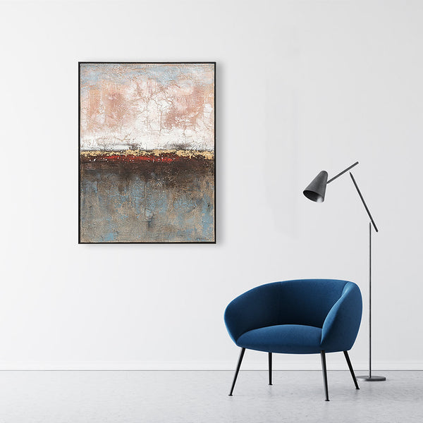 Oil on Canvas 13 Framed Abstract Painting 90 x 120cm - Berkeley Designs