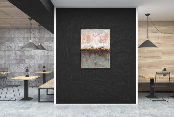Oil on Canvas 13 Framed Abstract Painting 90 x 120cm - Berkeley Designs
