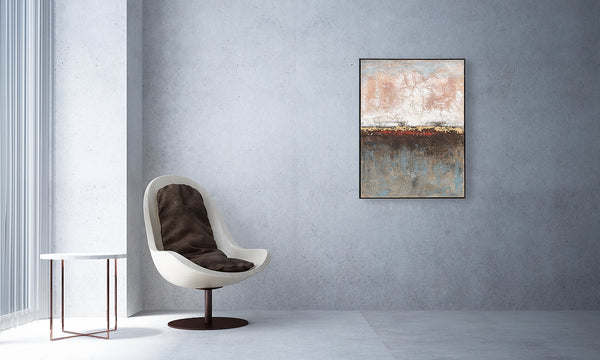 Oil on Canvas 13 Framed Abstract Painting 90 x 120cm - Berkeley Designs
