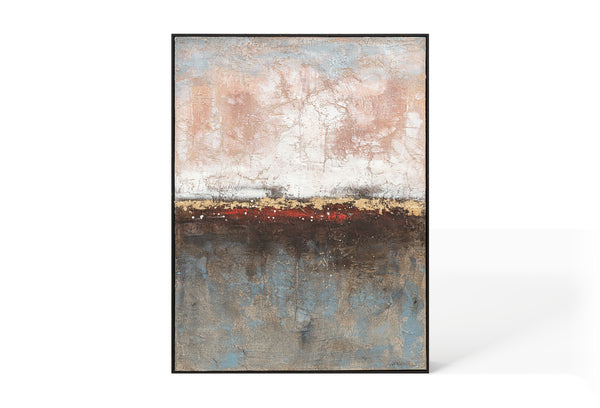 Oil on Canvas 13 Framed Abstract Painting 90 x 120cm - Berkeley Designs