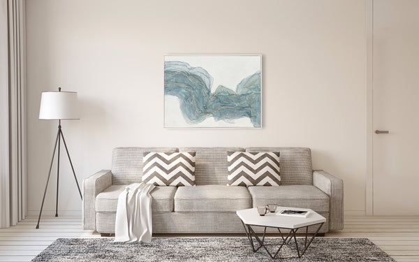 Oil on Canvas 14 Framed Abstract Painting 120 x 90cm - Berkeley Designs