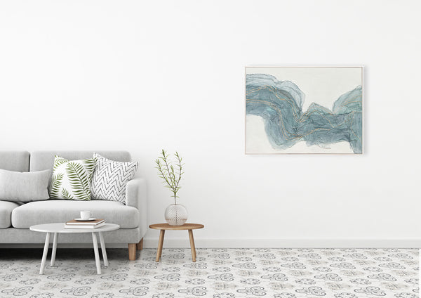 Oil on Canvas 14 Framed Abstract Painting 120 x 90cm - Berkeley Designs