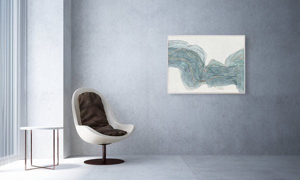 Oil on Canvas 14 Framed Abstract Painting 120 x 90cm - Berkeley Designs