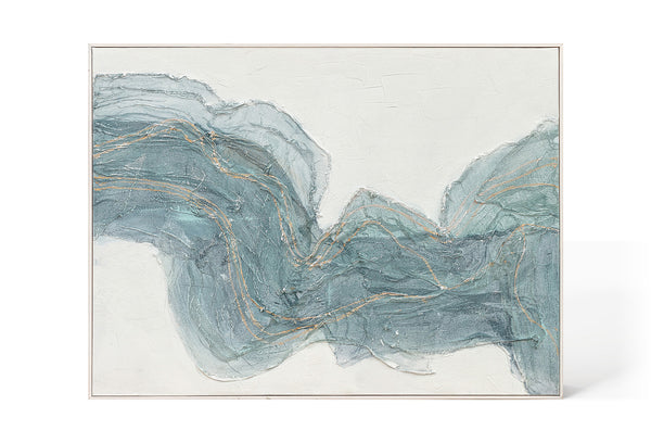 Oil on Canvas 14 Framed Abstract Painting 120 x 90cm - Berkeley Designs