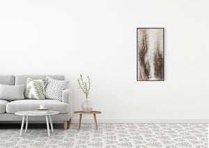 Oil on Canvas 16 Framed Abstract Painting 50 x 100cm - Berkeley Designs