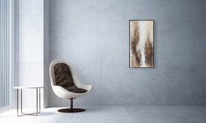 Oil on Canvas 16 Framed Abstract Painting 50 x 100cm - Berkeley Designs