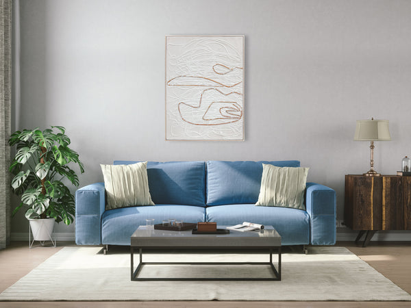 Abstract Design 17 Framed Oil on Canvas 90 x 120cm - Berkeley Designs
