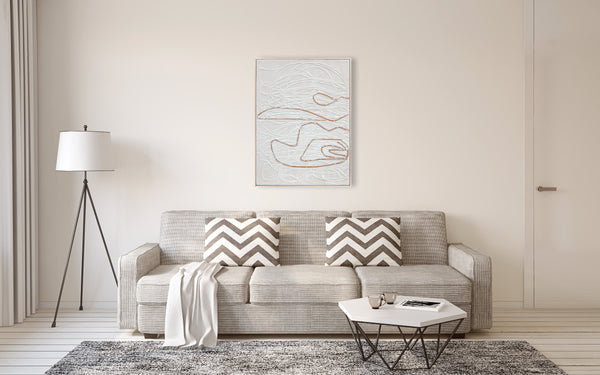 Abstract Design 17 Framed Oil on Canvas 90 x 120cm - Berkeley Designs