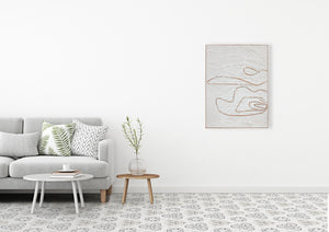 Abstract Design 17 Framed Oil on Canvas 90 x 120cm - Berkeley Designs