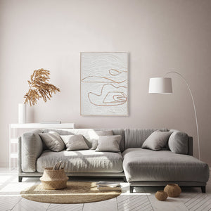 Abstract Design 17 Framed Oil on Canvas 90 x 120cm - Berkeley Designs