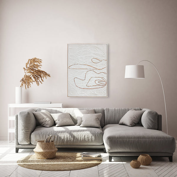 Abstract Design 17 Framed Oil on Canvas 90 x 120cm - Berkeley Designs