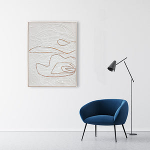 Abstract Design 17 Framed Oil on Canvas 90 x 120cm - Berkeley Designs