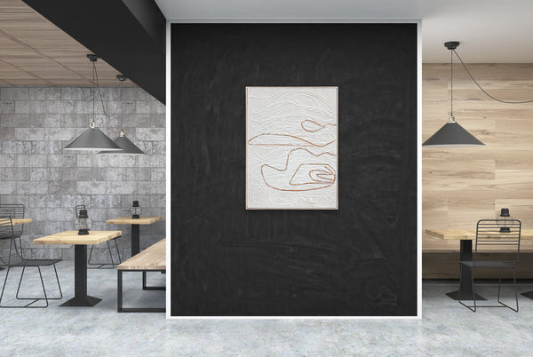 Abstract Design 17 Framed Oil on Canvas 90 x 120cm - Berkeley Designs