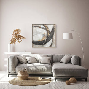 Oil on Canvas 20 Framed Abstract Painting 80 x 80cm - Berkeley Designs