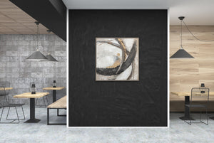 Oil on Canvas 20 Framed Abstract Painting 80 x 80cm - Berkeley Designs