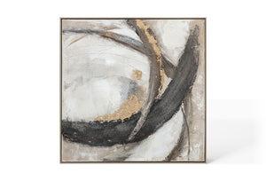 Oil on Canvas 20 Framed Abstract Painting 80 x 80cm - Berkeley Designs