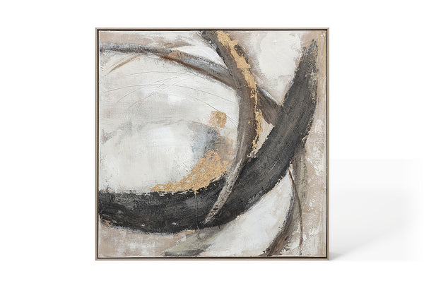 Oil on Canvas 20 Framed Abstract Painting 80 x 80cm - Berkeley Designs