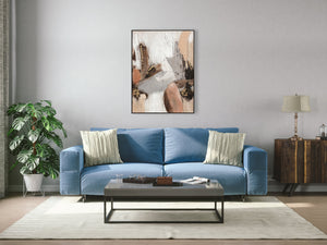 Oil on Canvas 21 Framed Abstract Painting 90 x 120cm - Berkeley Designs