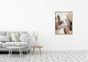Oil on Canvas 21 Framed Abstract Painting 90 x 120cm - Berkeley Designs