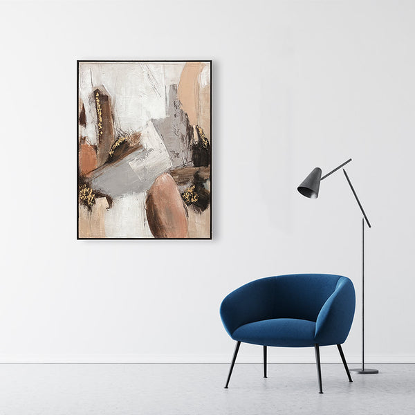 Oil on Canvas 21 Framed Abstract Painting 90 x 120cm - Berkeley Designs