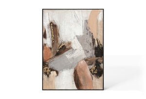 Oil on Canvas 21 Framed Abstract Painting 90 x 120cm - Berkeley Designs